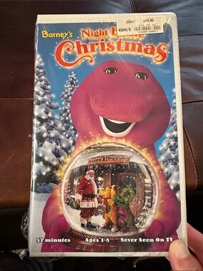 Barney's Night before Christmas New Sealed Vintage VHS